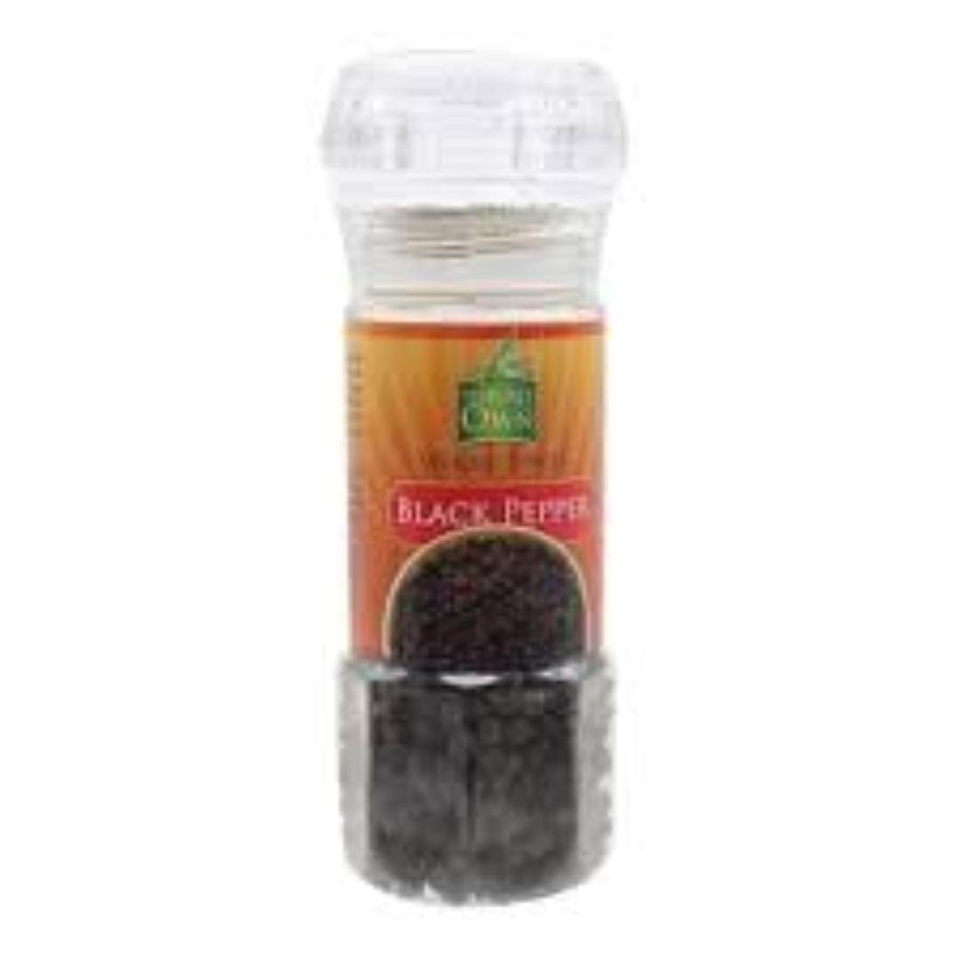 NATURES OWN BLACK PEPPER WHOLE JAR 40G